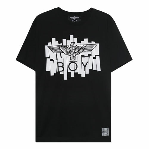 HE&SHE BOYLONDON KOREA【送料無料】ボーイロンドンTシャツストリート半袖 T-シャツ オーバーサイズルーズフィット半袖 Tシャツグラフィックデザイン B62TS63U89