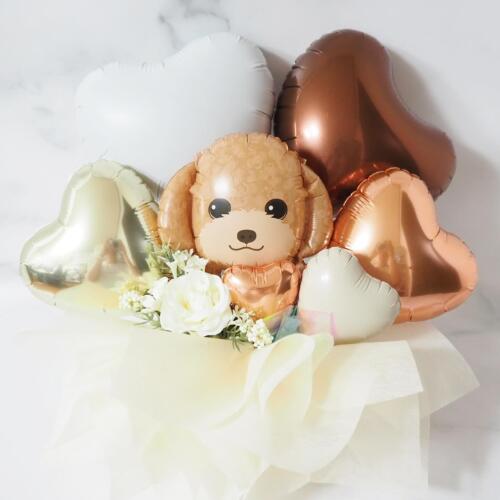 バルーンギフト バルーン 文字入れ お祝い 誕生日 バースデー 開店祝い 周年 記念日 犬 猫 うさぎ dog cat rabbit プレゼント ギフト おしゃれ