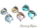 楽天シェアリービジュー-shearybijouサングラス ミラー レディース 女性 カラーフレーム UVカット 夏 クリア オレンジ グリーン 紫外線 海外旅行 デイリー 車 ファッション雑貨 小物 プレゼント ギフト おしゃれ 大人 アクセサリー