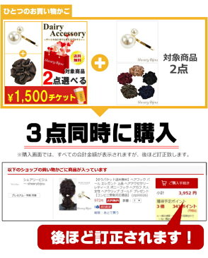 【デイリー2点選べる福袋1500円(+tax)チケット】 福袋 2020 送料無料 人気 お得 レディース ヘアアクセサリー デイリー 普段使い ヘアゴム ヘアフック シュシュ シンプル 大人 女性 髪飾り 髪留め 上品