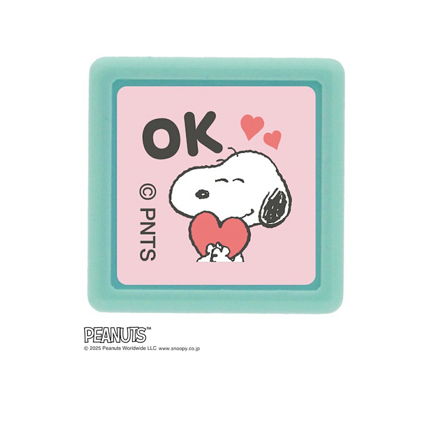 樂天商城 - こどものかお Nスヌーピーミニポンスタンプ OK2　PEANUTS スケジュール帳 手帳 連絡帳 日記 手紙 かわいい ハンコ おしゃれ スタンプ デコレーション キャラクター