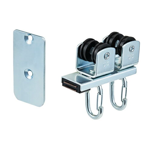 ベンダー片マグネットランナー(片開)ワンタッチランナータイプ [19Y33] ベンダーレール用 業務用カーテンレール 大型レール 大型機能レール