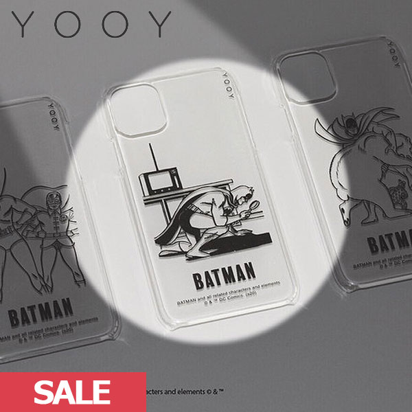 【SUMMER SALE60%OFF】【即納】 【11/XR対応】YOOY ヨーイ ACCOMMODE アコモデ BATMAN COLORLESS iPhone CASE iPhone w-bm021