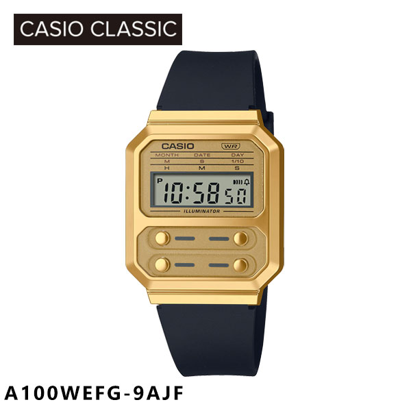 【即納】 【国内正規品】 CASIO カシオ CLASSIC CASIO A100WEFG-9AJF 腕時計 ウォッチ a100wefg-9ajf ギフト 父の日