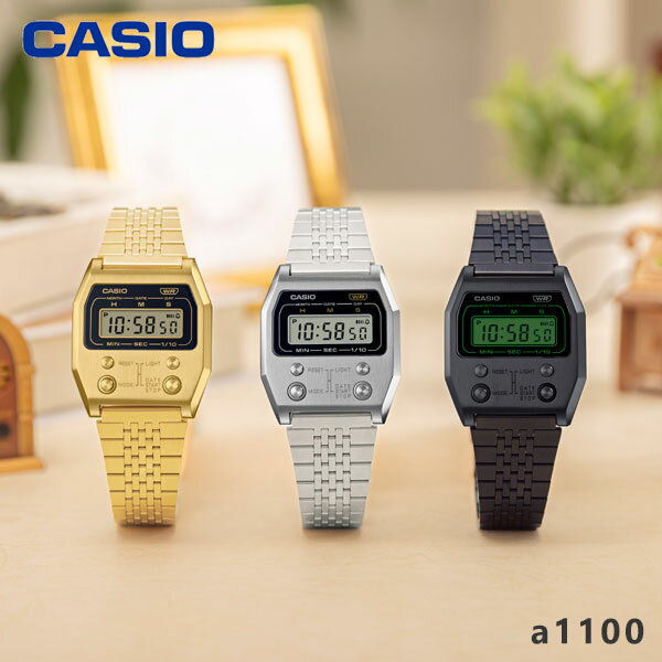 樂天商城 - 【即納】 【国内正規品】 カシオ CASIO CLASSIC CASIO A1100 腕時計 時計 ウォッチ a1100d a1100b a1100g ギフト