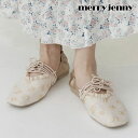 【SALE50%OFF】【即納】 メリージェニー merry jenny 靴 春夏 ribbon floral バレエシューズ シューズ バレエ 2824318...