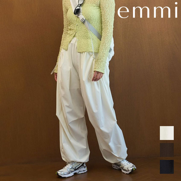 樂天商城 - 【新作10%OFF】【即納】エミ emmi ボトムス eco ボリュームパラシュートパンツ/撥水/UVカット/接触冷感 フルレングス 13wfp262025