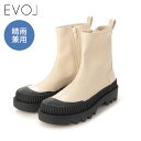 【SALE50%OFF】【即納】 イーボル EVOL 晴雨兼用トラックソール ストレッチブーツ ガムソール チェルシーブーツ レインブーツ it9850 ギフト