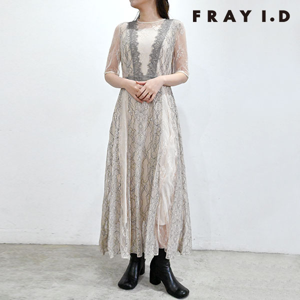 樂天商城 - 【新生活応援セール10%OFF】【即納】 フレイアイディー FRAY I.D ドレス コンビネーションレースナロードレス ワンピース ロング丈 結婚式 オケージョン fwfo261602 fwfo261601