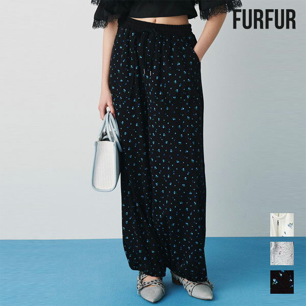 樂天商城 - 【SALE10%OFF】【即納】ファーファー FURFUR ボトムス 26春夏 ミニフラワープリントスウェットパンツ フルレングス セットアップ rwcp261070 rwct261071 rwct261072