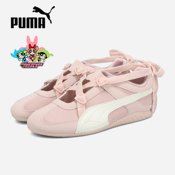 樂天商城 - 【即納】 プーマ PUMA PUMA×パワーパフガールズ スピードキャット ゴー スニーカー 靴 ローカット コラボ 運動 スポーツ 軽量 408102-01