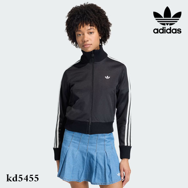樂天商城 - 【即納】アディダスオリジナルス adidas originals ニット クロシェ ディテール ファイヤーバード トラックトップ トップス 長袖 ショート丈 kd5455