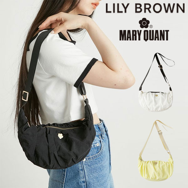 リリーブラウン LILY BROWN 小物 24春夏 MARY QUANT デイジーモチーフショルダーバッグ 6月下旬～7月上旬予約 バッグ ショルダーバッグ 軽量 マリクワ コラボ lwgb244310のサムネイル