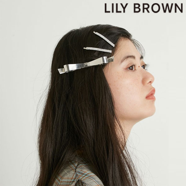   リリーブラウン LILY BROWN 小物 24春夏 リボンバレッタセット アクセサリー ヘアピン ギフト lwgg241351