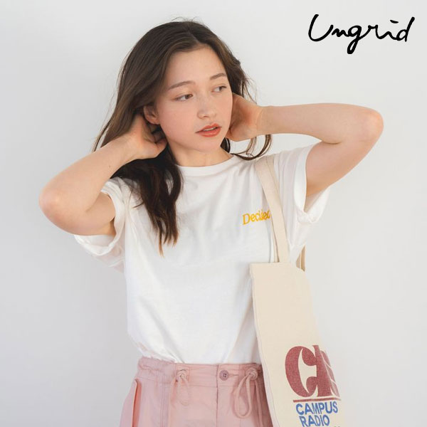 楽天市場】ungrid(Tシャツ・カットソー|トップス 楽天市場】ungrid(Tシャツ・カットソー|トップス