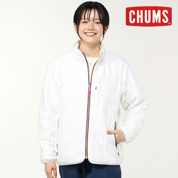 樂天商城 - 【新生活応援セール40%OFF】【即納】 CHUMS チャムス ブービーステッチフリースフーディ アウター ミドル丈 長袖 アウトドア ch14-1417