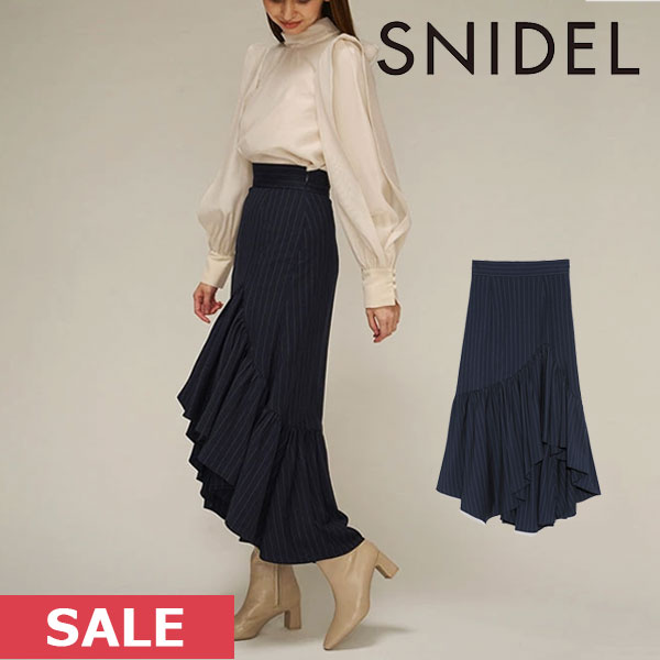 クーポンで10 OFF 【SPRING SALE60 OFF】 【即納】 スナイデル SNIDEL フレアマーメイドスカショ ボトムス スカート ショートパンツ ロング丈 swfp224210