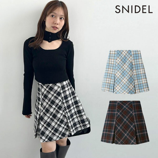樂天商城 - 【新生活応援セール50%OFF】【即納】 スナイデル SNIDEL ボトムス ロービングスカショーパン スカート ショートパンツ チェック 柄 swfp255050