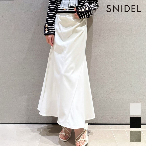樂天商城 - 【新生活応援セール10%OFF】【即納】 スナイデル SNIDEL ボトムス 26春夏 Sustainableドレープマーメイドスカート ロング丈 swfs261238