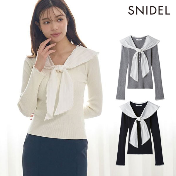 【スプリングセール10%OFF】【即納】スナイデル SNIDEL トップス 26春夏 Sustainab...