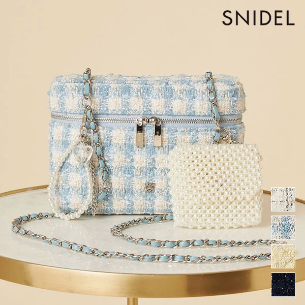 樂天商城 - スナイデル SNIDEL バッグ 26春夏 3セットバニティスマホショルダー 5月中旬～6月上旬予約 ショルダーバッグ 鞄 ストラップ チェーン swgb262653