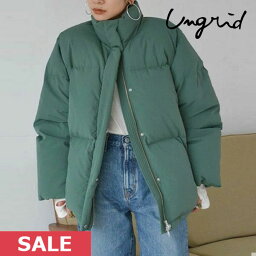 アングリッド ダウン レディース クーポンで10%OFF 【SPRING SALE50%OFF】 【即納】 アングリッド ungrid 23winter ミドル丈ルーズシルエットダウン アウター ジャケット 長袖 112350232301 23秋冬