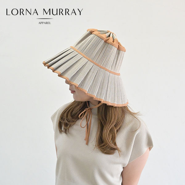 クーポンで10%OFF 【即納】 LORNA MURRAY ローナマーレイ 23春夏 Sandrift Capri 帽子 ハット ストローハット つば広 sandrift-c