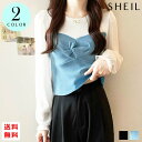 【全品送料無料】 ニットトップス シフォン レディース 女性 ニット トップス シースルー カットソー バイカラー かわいい ショット丈トップス 袖シフォン ラウンドネック 切り替え ブラウス 長袖 着やせ 透け感 かわいい プルオーバー