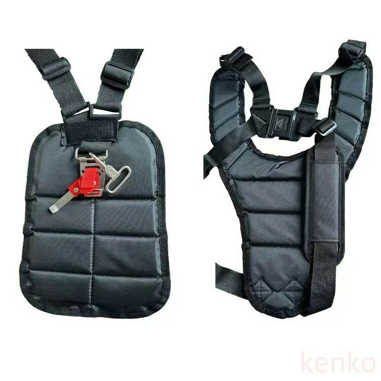 【楽天スーパーSALE】刈払機用肩掛けベルト 腰当て 腰ベルト バンド 農具 芝刈払機...