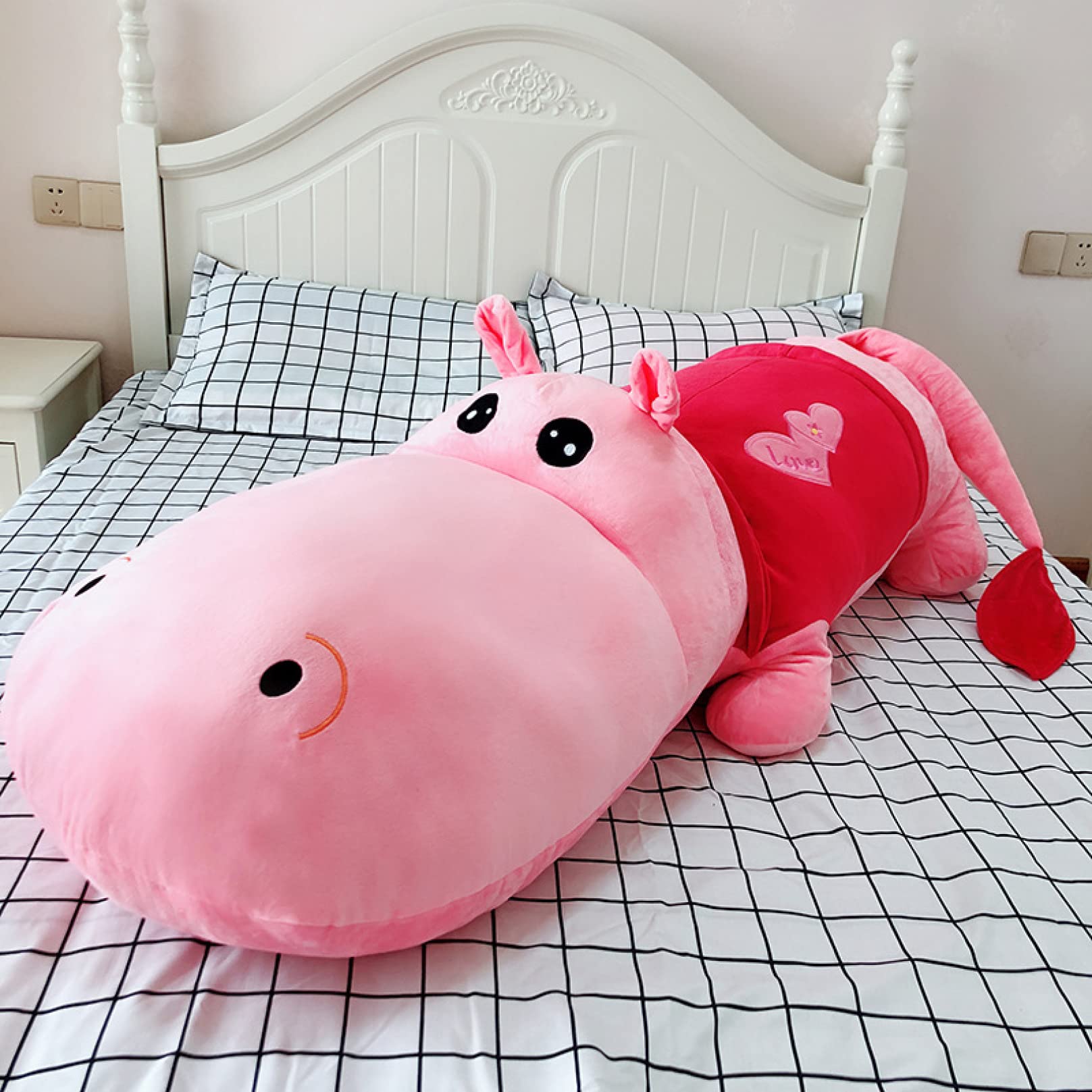 抱き枕 カバ かば ロング かばぬいぐるみ 特大 カバ抱き枕 肌触り スーパーソフト ...