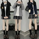 スーツセット 卒業式 入学式 JK制服 フォーマルスーツ 4点セット 女子高生 女の子 制服 スーツ セットアップ 上下セット 子供スーツ ブレザー ジャケット 長袖 プリーツスカート チェック柄 蝶ネクタイ ワッペン おしゃれ スクール ジュニア 入学式スーツ 成人式 中学生