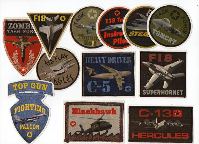 樂天商城 - ☆USA直輸入品　戦闘機ステッカー12枚セット【送料無料】☆