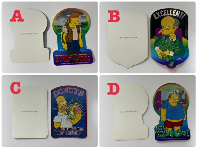 ☆USA直輸入品　シンプソンズ ステッカーB 【送料無料】☆