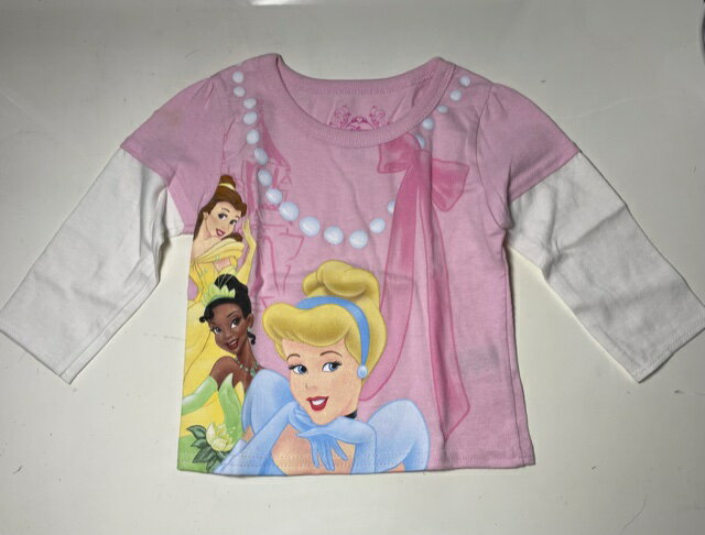 ☆USA直輸入品　ディズニープリンセス ガールズ長袖Tシャツ☆