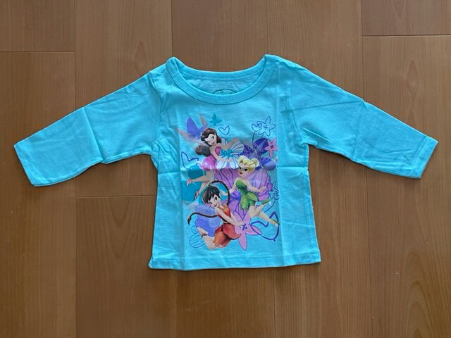◇表示サイズ： GIRLS 18M（80サイズ） 実寸（身丈30cm身幅25cm袖丈23.5cm肩幅21.5cm） ◇カラー：LIGHT BLUE ◇100％COTTON ◇MADE IN EL SALVADOR ◇送付方法：クリックポスト便