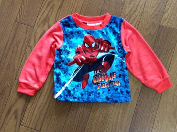 ☆USA直輸入品　スパイダーマンBOY'S フリース長袖Tシャツ【送料無料】☆