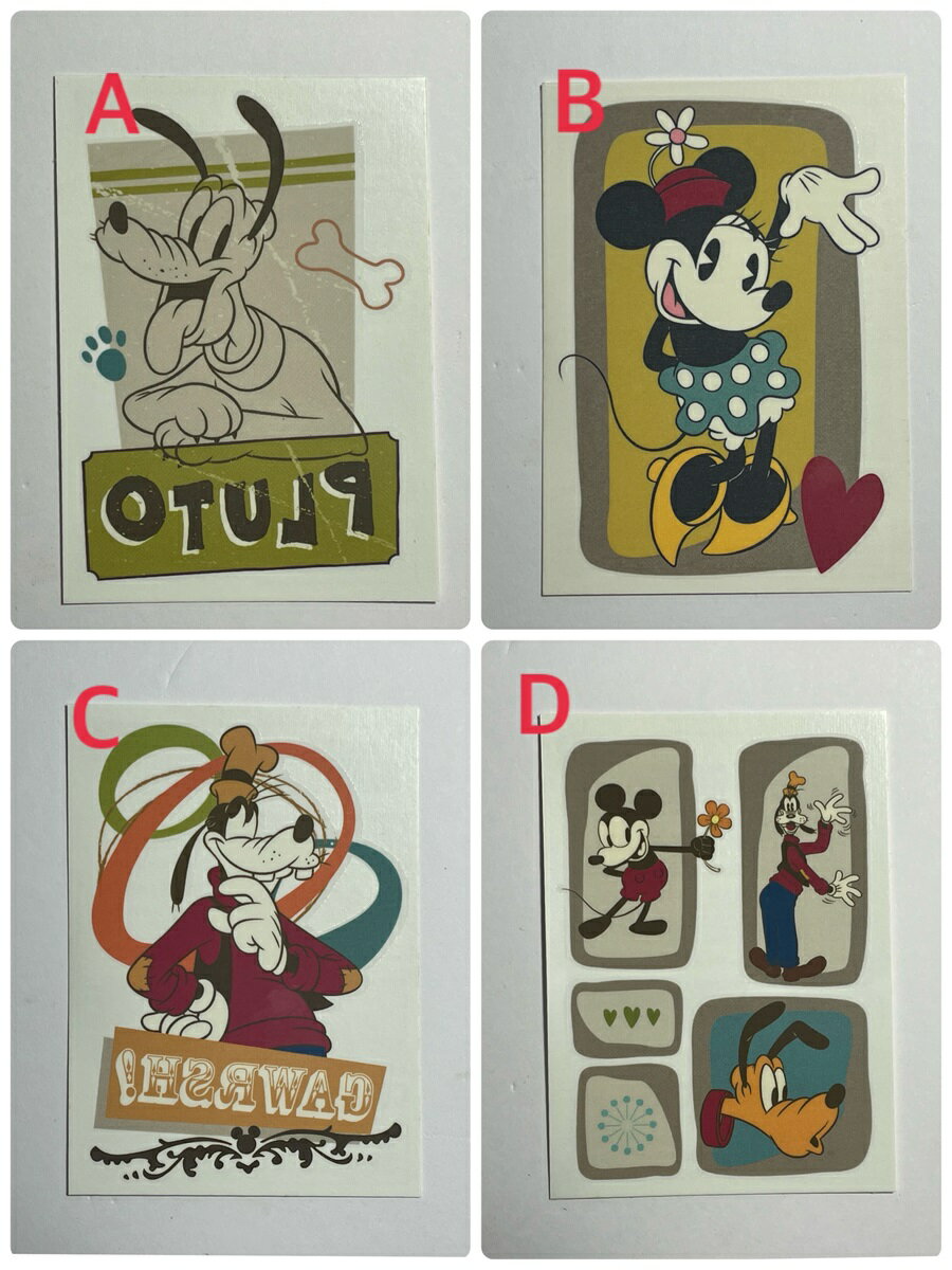 樂天商城 - ☆USA直輸入品 ディズニーキャラクタータトゥーステッカー【送料無料】☆