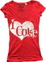 ☆USA直輸入品 コカコーラ ガールズ VネックTシャツ【送料無料】☆