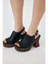 【SALE/30%OFF】PLATFORM WOOD サンダル MOUSSY マウジー シューズ・靴 サンダル ブラック ブラウン【RBA_E】【送料無料】[R...