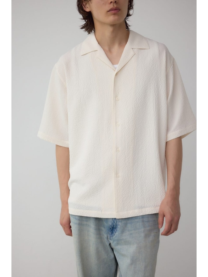 【SALE／30%OFF】シアサッカーオーバーシャツ AZUL BY MOUSSY アズールバイマウジー トップス シャツ・ブラウス ホワイト ブラック ブラウン【RBA_E】【送料無料】[Rakuten Fashion]