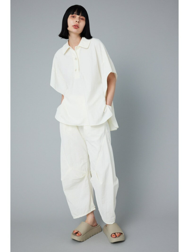 Tuck easy pants HeRIN.CYE ヘリンドットサイ パンツ その他のパンツ ホワイト ブラック ブルー【送料無料】[Rakuten Fashion]