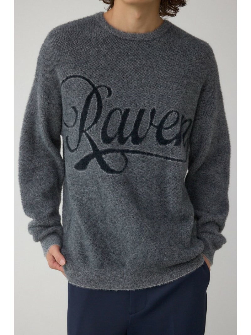 Rakuten - 【SALE／30%OFF】シャギーロゴニット AZUL BY MOUSSY アズールバイマウジー トップス ニット ピンク ブラウン ブラック【RBA_E】【送料無料】[Rakuten Fashion]