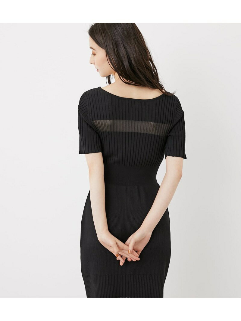 予約販売品 シアータイトknitop Rienda リエンダ ワンピース ワンピースその他 ブラック ブラウン 送料無料 Fashion 新品本物 Www Linkschool Co Uk