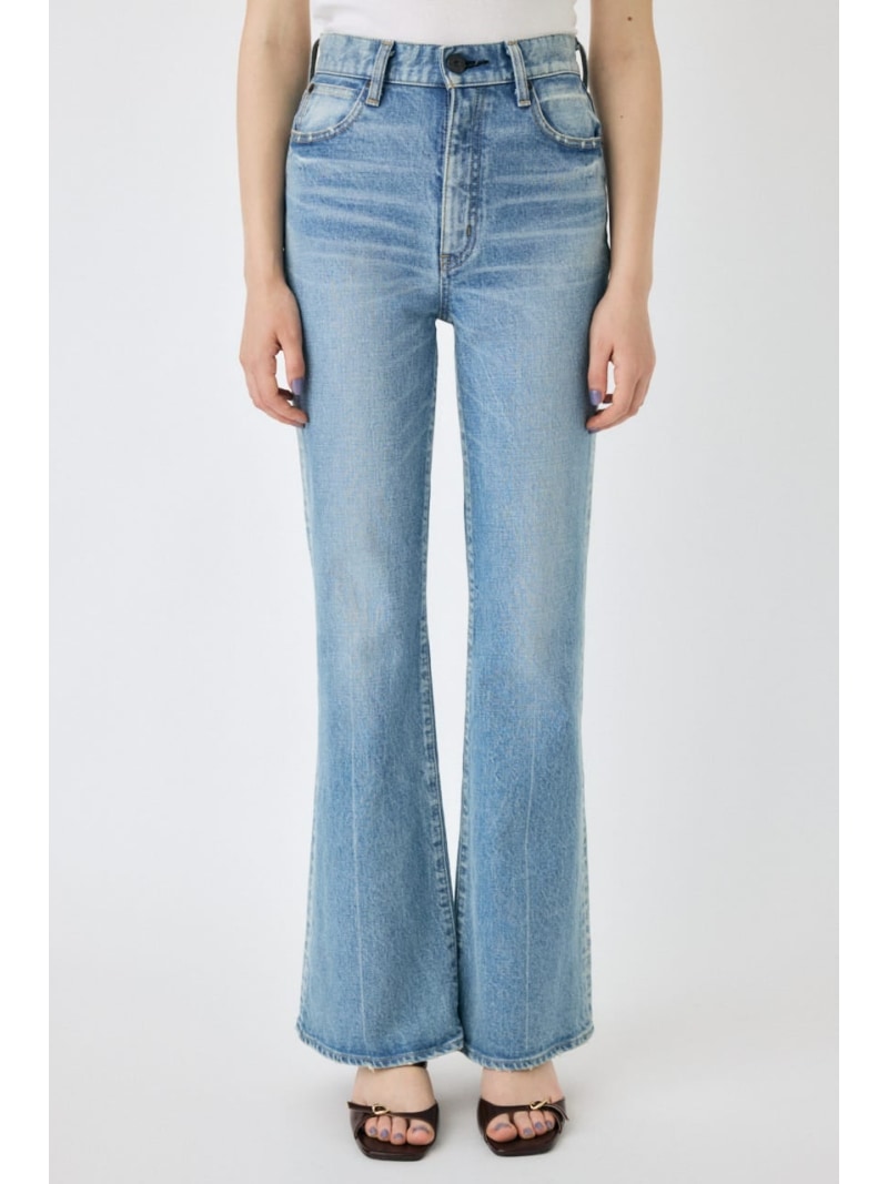 Rakuten - MVS L/BLU FLARE(L) MOUSSY マウジー パンツ ジーンズ・デニムパンツ【送料無料】[Rakuten Fashion]