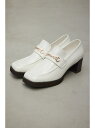 【SALE/50%OFF】スクエアトゥビットローファー AZUL BY MOUSSY アズールバイマウジー シューズ・靴 ローファー ホワイト ブラック【RBA...