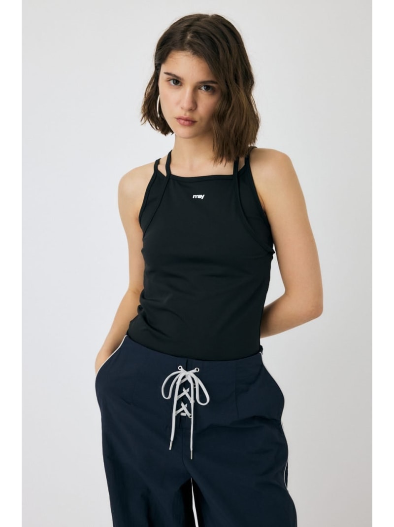 【SALE／50%OFF】LAYERED キャミソール MOUSSY マウジー トップス キャミソール ホワイト ネイビー ブラック【RBA_E】[Rakuten Fashion]