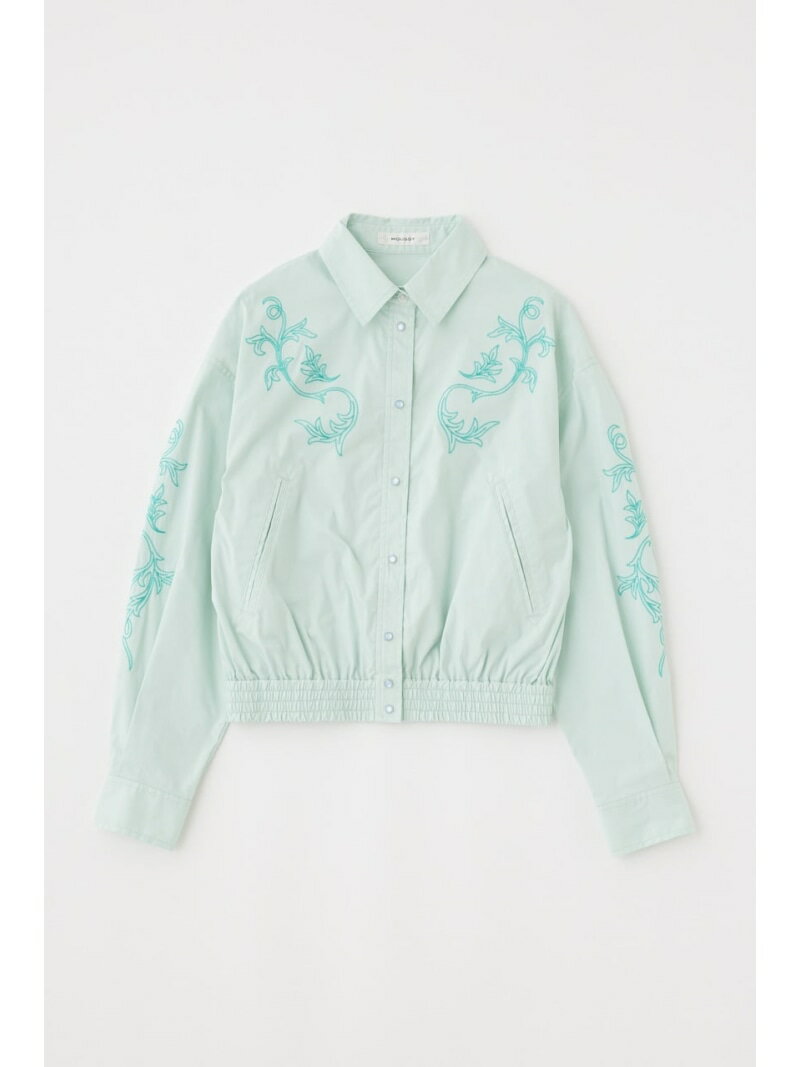 【SALE／60%OFF】WESTERN SHIRT ブルゾン MOUSSY マウジー トップス シャツ・ブラウス グリーン ブラッ..