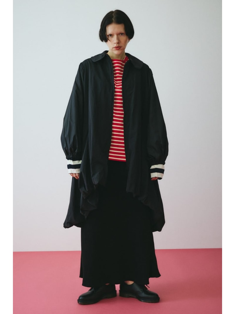 Rakuten - Round collar balloon blouson HeRIN.CYE ヘリンドットサイ ジャケット・アウター その他のジャケット・アウター ブラック【送料無料】[Rakuten Fashion]