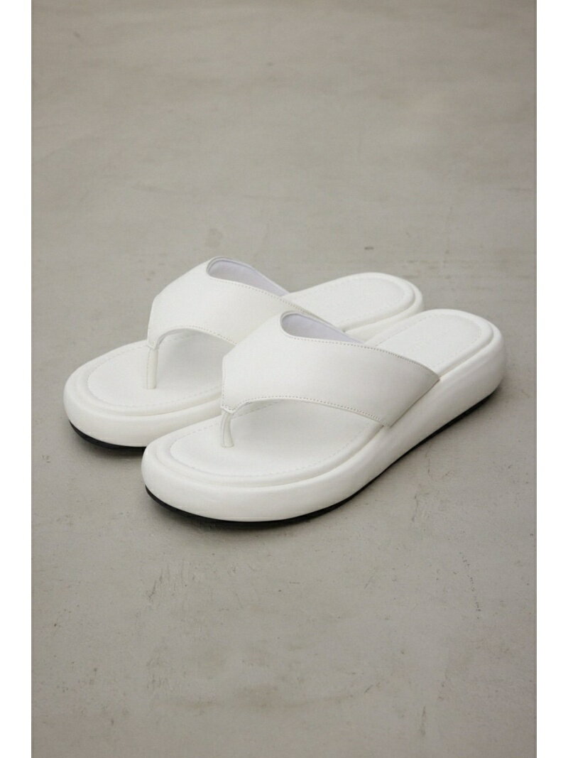 【SALE／60%OFF】中綿トングサンダル AZUL BY MOUSSY アズールバイマウジー シューズ・靴 サンダル ホワイト ブラック グレー【RBA_E】[Rakuten Fashion]のサムネイル