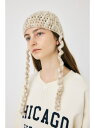 【SALE/30%OFF】FLUFFY CROCHET HEAD キャップ MOUSSY マウジー 帽子 その他の帽子 ベージュ レッド【RBA_E】[Raku...